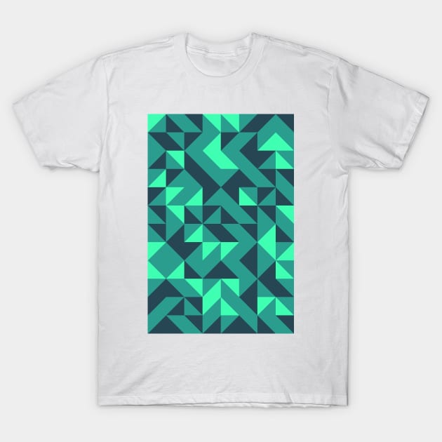 Wonderful Geometric Pattern - Triangle #4 T-Shirt by Trendy-Now